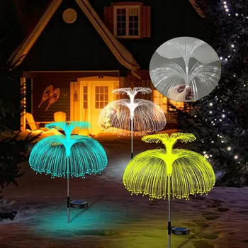 Venkovní osvětlení Solární medúza světlo venkovní voděodolná solární dekorace do zahrady (2)