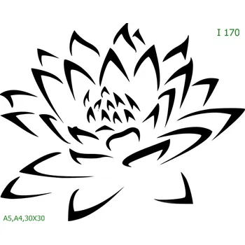 Šablona I 170 - 30 x 30 cm , Nelepící folie