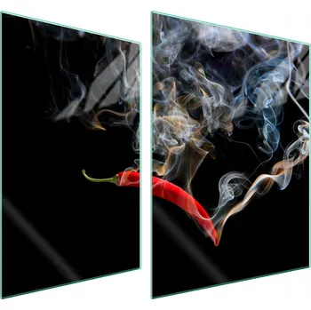 Obraz Skleněná ochranná deska na sporák 70x52 Chili