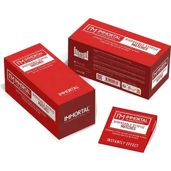 Kamencové sirky po holení IMMORTAL Disposable styptic matches (24 x 20 ks)