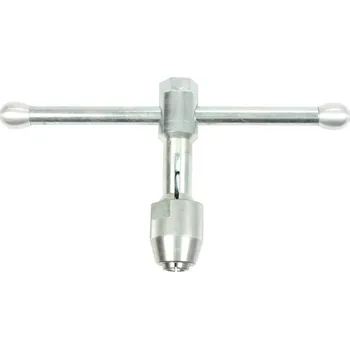 Závitořezný nástroj Triumf vratidlo pro závitníky M6 - M12, se sklíčidlem, délka 190 mm, 6ti hran 13 mm pro klíč nebo ráčnu - 100-05713