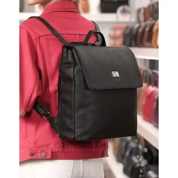 Městský batoh Dámský černý batoh Tessra M3985