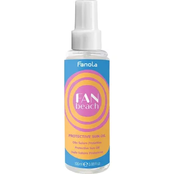 Přípravek na opalování Fanola FanBeach Protective Sun Oil - ochranný olej s UV ochranou, 100 ml