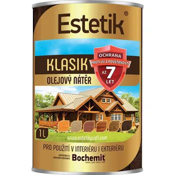 barva a nátěr na dřevo Bochemit Estetik Klasik 2,5l Bezbarvý