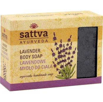 Mýdlo Mýdlo ájurvédské Levandule,125 g, Sattva