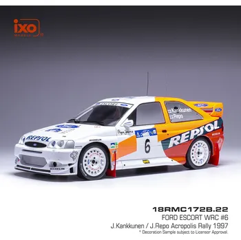 autíčko Ford Escort WRC - Rally Acropolis 1997 #6 Kankkunen - Rapo 1:18 IXO