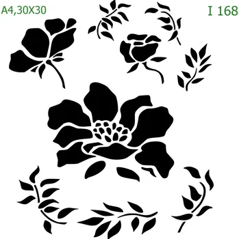 Šablona I 168 - 30 x 30 cm , Lepící fólie