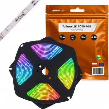 LED osvětlení LED pásek 5050 RGB IP20 Česká Premium kvalita 30 LED/m 5m se samolepicí páskou