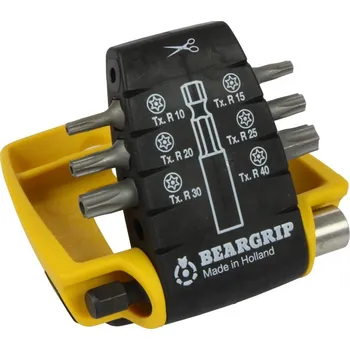 Bit Beargrip bity 1/4", Torx T10 - T40, vrtané, sada 7 dílů, 3047/7 - 111-30516