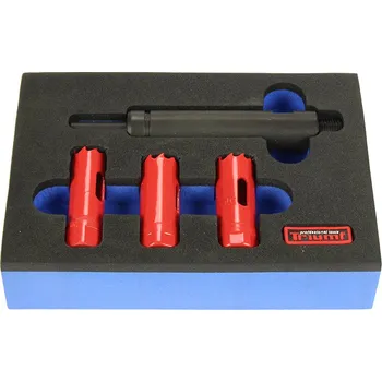 Auto-moto Triumf pily vykružovací na odfrézování vstřikovačů Bi-metal 17 - 19 - 20 mm, s unašečem 125 mm - 100-05770