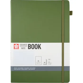 Zápisník Sakura v pevné vazbě čtverečkovaný, Pine Needle, 140g Velikost skicáku (cm): 21 x 30