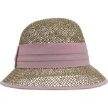 Malý cloche s růžovou stuhou mořská tráva - Seeberger Velikost: 55 cm (S)