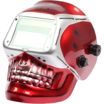 Svářečská kukla Triumf kukla samostmívací "Lebka", červená - 100-06544