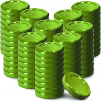 Obraz Kovové Šroubovací Víčka Kadax K4654 zelené 100 ks