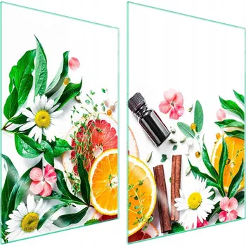 Obraz Skleněná ochranná deska na sporák 2x35x52 Květina