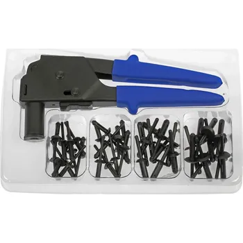 Auto-moto Triumf kleště nýtovací na plastové trhací nýty, 40 plastových nýtů - 100-06533