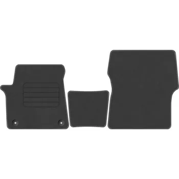 autokoberec Koberce Edecor velurové 3 ks