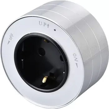 Elektrická zásuvka Zásuvkový modul Viking A40S, stříbrná/výstupy - 1xAC/výkon až 2500W/230V,16A,50Hz/Zásuvka typu E