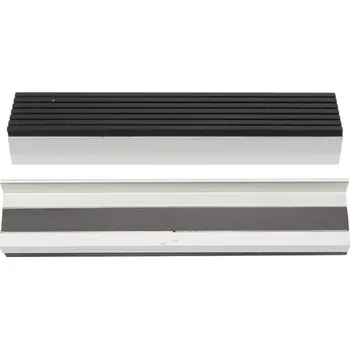 Dílna Condor čelisti ochranné pro svěrák 100 mm, hliníkové pogumované s magnetem, 2 ks - 100-03450