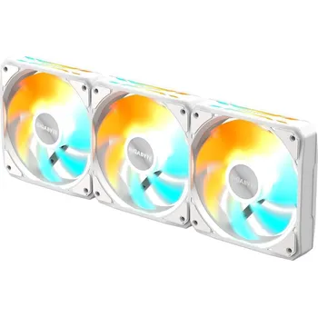 PC ventilátor GIGABYTE ventilátor EZ CHAIN FAN 3-PACK, 3x120mm, bílá