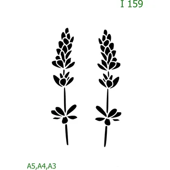 Šablona I 159 - A3 , Nelepící folie