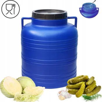 Sud PLASTOVÝ SUD 40 L K NAKLÁDÁNÍ ZELÍ, NA DEŠŤOVOU VODU, OKURKY, NOVÝ