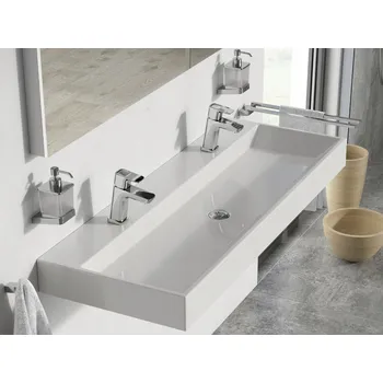 Umyvadlo Nástěnné umyvadlo obdélníkové Ravak Natural 45 cm bílé