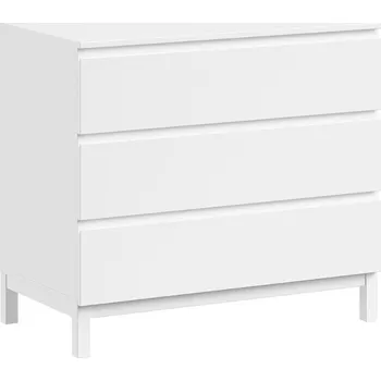 přebalovací pult a komoda Bílá dřevěná přebalovací komoda Vipack Eva 98,5 x 57 cm