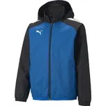 Dětská bunda PUMA TEAMLIGA ALL WEATHER JKT JR 657246_02 ELECTRIC BLUE LEMONADE 164