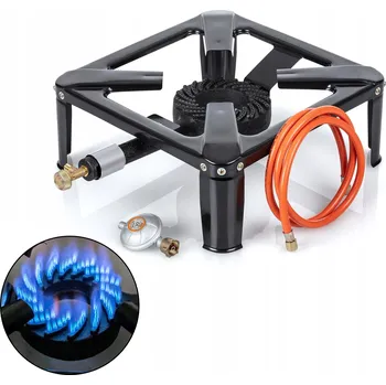 Turistický vařič PLYNOVÝ TABURET vařič HOŘÁK 8kW 40x40 + regulátor tlaku + 150cm hadice