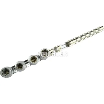 Gola hlavice Pichler hlavice nástrčné 1/2", E-profil E18 - E24 x 38 mm, s 6ti hranem 27 mm, sada 4 díly - 107-79402000