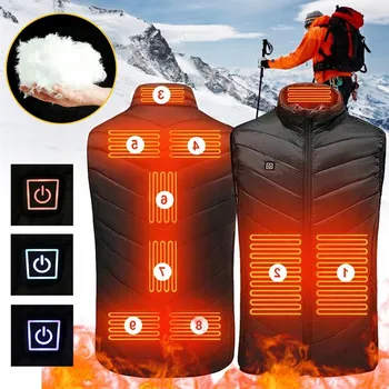 Moto bunda VYHŘÍVANÁ VESTA PRO MUŽE A ŽENY ELEKTRICKÁ PODGRZEWANA KAMIZELKA