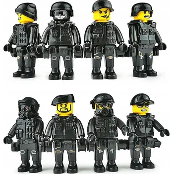 ostatní stavebnice FIGURKY 0047 SWAT x8 vojsko policie stavebnice - Deco Mariage