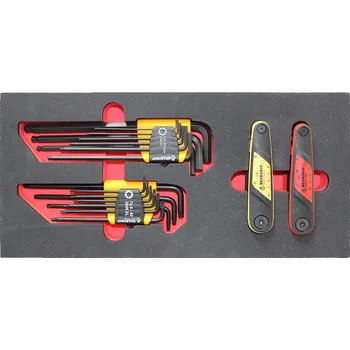 Triumf modul - klíče zástrčné Inbus, Torx, 33 dílů, velikost 1/3 - 100-07017