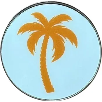 Magnetické golfové markovátko - oranžová palma