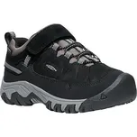 Dětské boty KEEN Targhee IV Low WP - black/steel grey velikost nohy 37