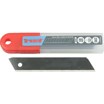 Pracovní nůž Triumf čepel odlamovací, rozměr 0,50/18 mm, Black, 7 segmentů, 10 ks - 100-07688