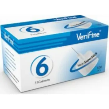 Injekční jehla Promisemed Verifine 6 31G 0,25 x 6 mm 100 ks
