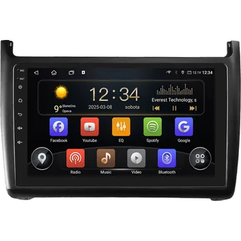 Autorádio B082 Isudar 2DIN autorádio T72-IEV07 Android, Volkswagen Polo
