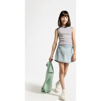 Dámská sukně Sukně Coccodrillo modrá barva, mini, áčková, HOLIDAY SPLASH GIRL JUNIOR WC5124501HGJ 55X, vel. 152