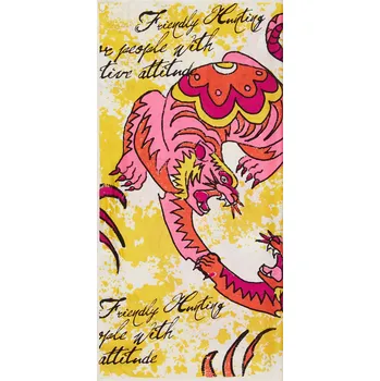 Šátek Friendly Hunting Dámský Hedvábný Šátek Lucky, žlutá / krémová...