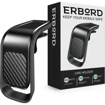 Držák do auta Držák do ventilační mřížky Erbord černý