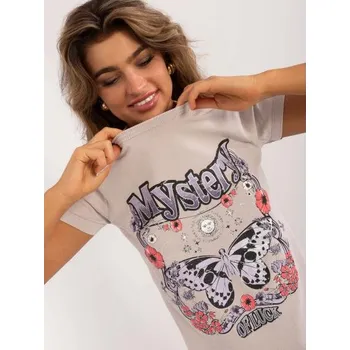 Dámské tričko bavlněné SUBLEVEL béžové