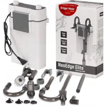 Akvarijní filtr Externí filtr Kruger Meier NeoEdge 1200, 500 l/h, biologický/chemický, pro akvária do 500 litrů