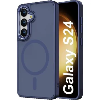 Pouzdro na mobilní telefon HOOMIL Strong Magnetic Cover for Samsung Galaxy S24, vojenská ochrana a TOP magnetická síla,