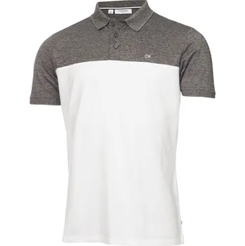 Pánské oblečení Tričko Calvin Klein Golf Cha-Wht 1016473 X Large