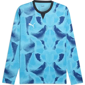 Pánské tričko Pánský brankářský dres PUMA TEAMTARGET GK LS JERSEY 706519_02 BRIGHT AQUA / PUMA WHITE XXL