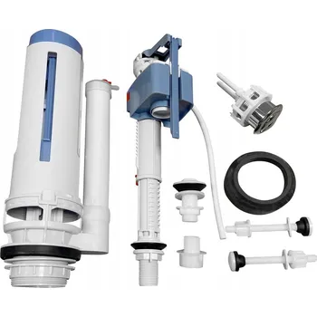 Klozet Splachovací tlačítko WC Sapho stříbrné