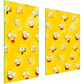 Obraz Skleněná ochranná deska na sporák 75x52 Žlutá