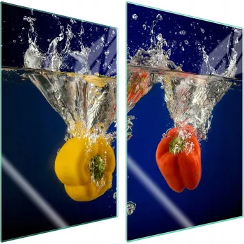 Obraz Skleněná ochranná deska na sporák 2x35x52 Paprika